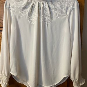 Soft Fabric-Long Sleeve Dressy Blouse -LOFT